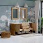 James Martin Vanities Solene 72" Double Bathroom Vanity in Seaside Oak with 3 cm Victorian Silver Quartz Top and Rectangular Sinks, , large
