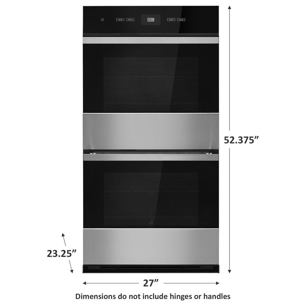 JennAir Noir 27&quot; Double Electric Wall Oven in Stainless Steel and Black, , large