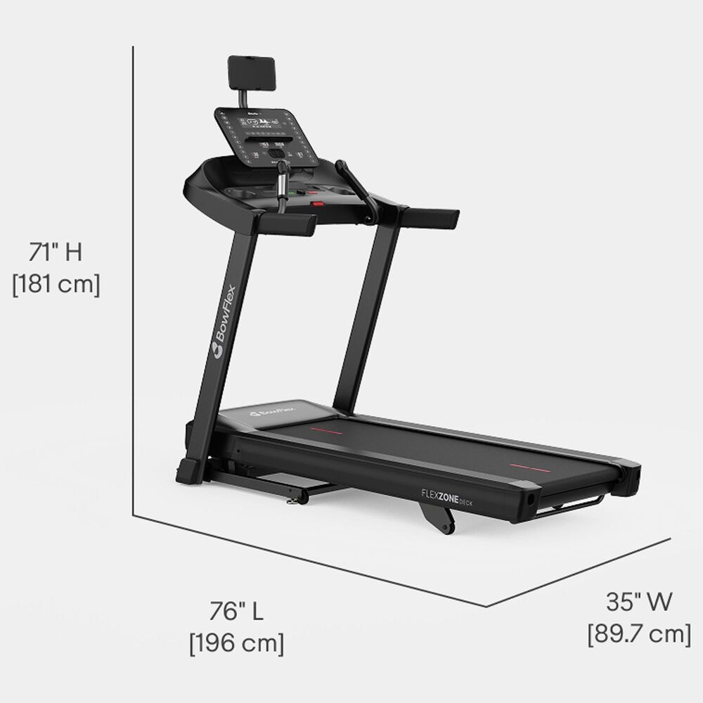BowFlex T6 Folding Treadmill in Black, , large
