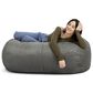 Jaxx 4" Lounger Bean Bag in Charcoal, , large