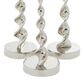 Maple and Jade Candle Holder in Polished Silver (Set of 3), , large