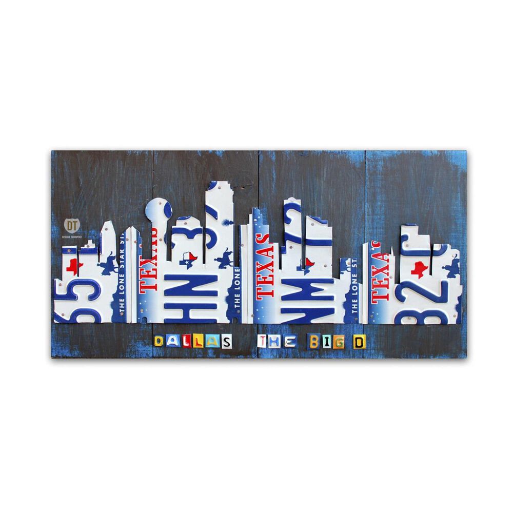 Timberlake Design Turnpike "Dallas Skyline" Canvas Art 45818002, , large