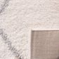 Safavieh Parma Shag PMA515A 8" x 10" Cream and Grey Area Rug, , large