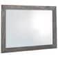 Ashley Bronyan Bedroom Dresser Mirror in Dark Gray, , large