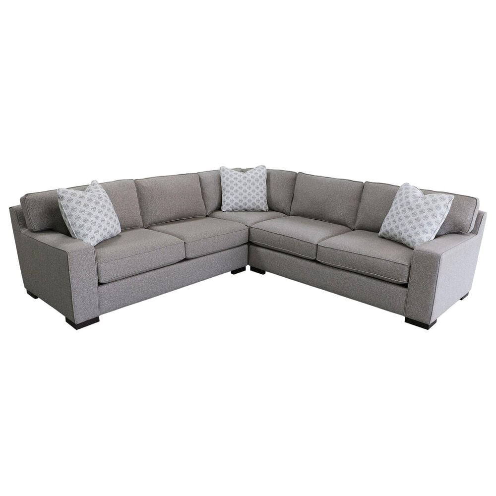 Fulton Home Tina 2 3-Piece Stationary Symmetrical Sectional in Catalina Mushroom, , large