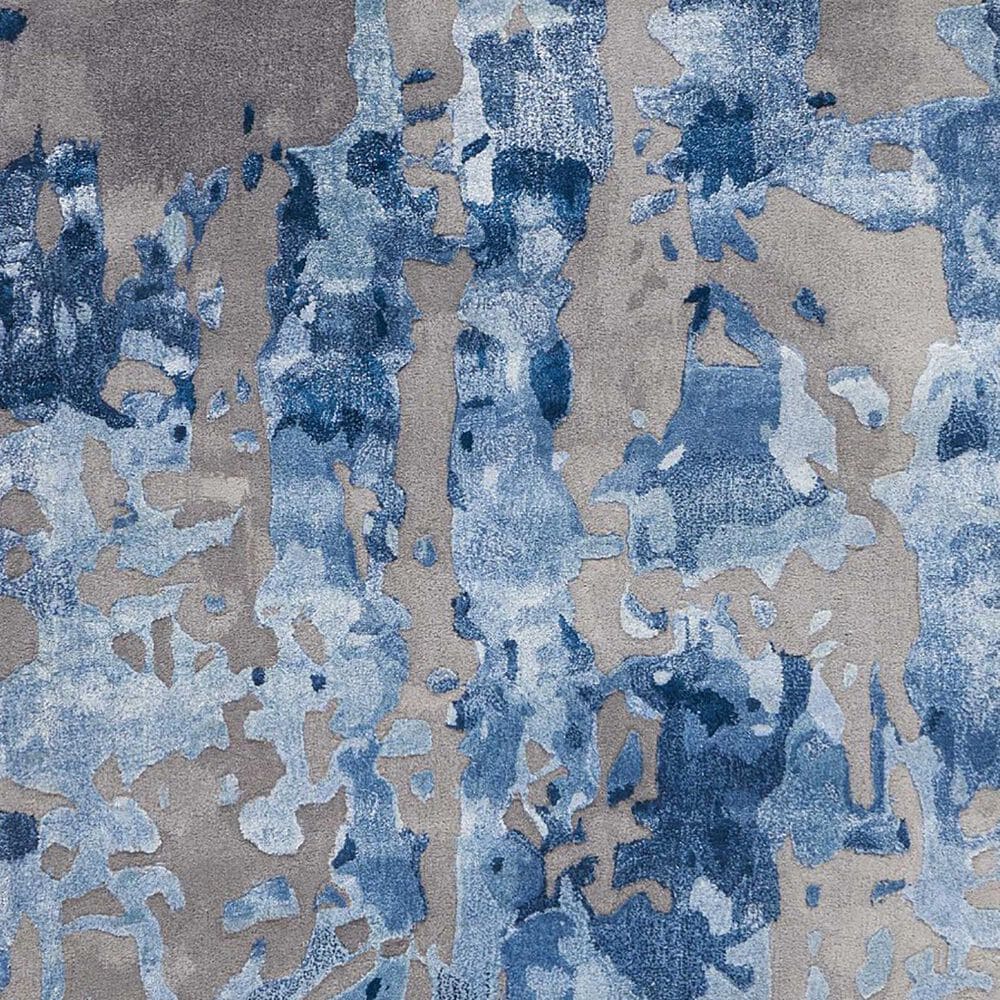 Nourison Prismatic 2&#39;3&quot; x 3&#39; Blue and Grey Area Rug, , large