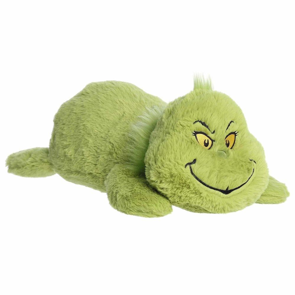 Aurora Snoozles 18&quot; Grinch Plush in Green, , large