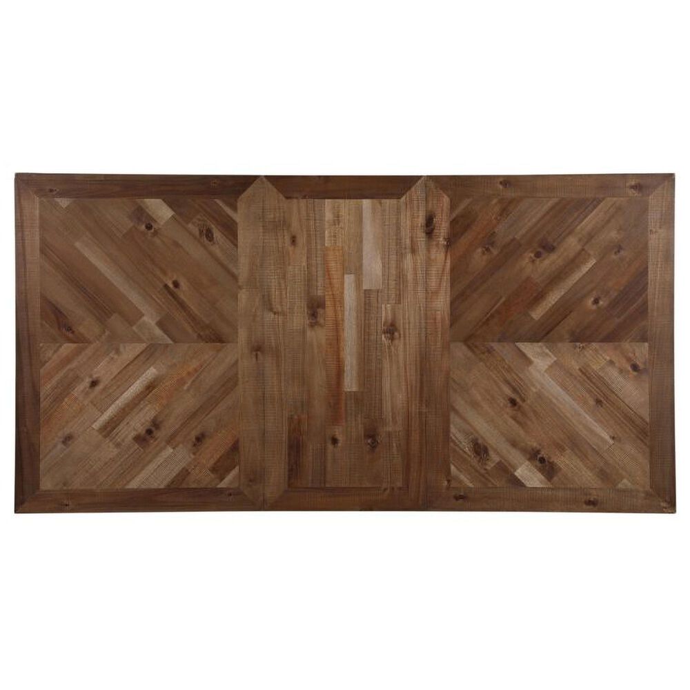 Steve Silver Co. Bermuda Storage Counter Height Table in Black and Dark Acacia - Table Only, , large