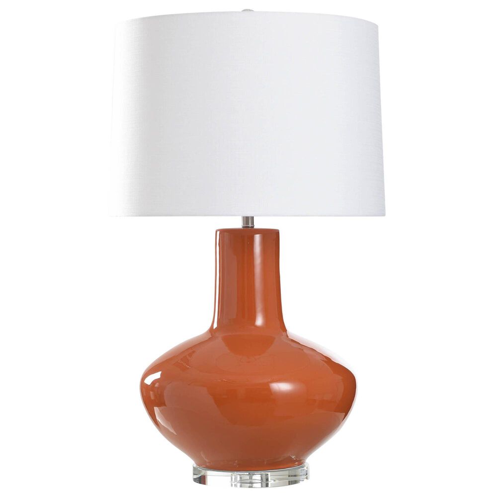 Flair Industries Aniston Table Lamp in Orange, , large