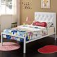 Modway Mia Vinyl Twin Platform Bed in White, , large