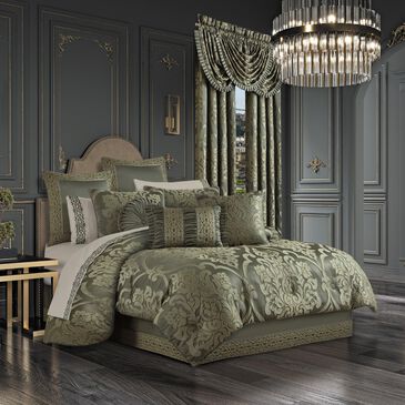 J. Queen New York Santino 4-Piece Queen Comforter Set in Jade, , large