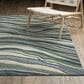 Oriental Weavers Tisdell Green and Blue 3"9" x 5"2" Area Rug, , large
