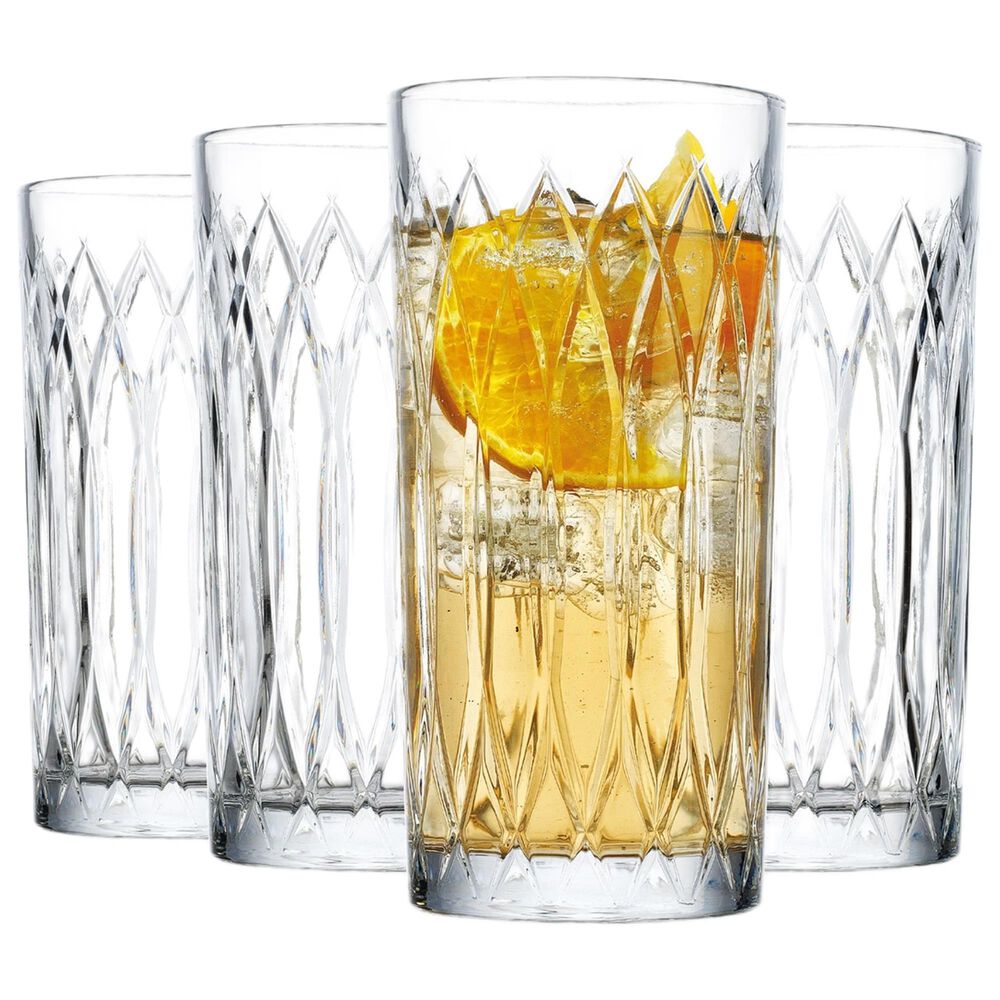 Godinger Silver Archer Highball Glass in Clear (Set of 4), , large