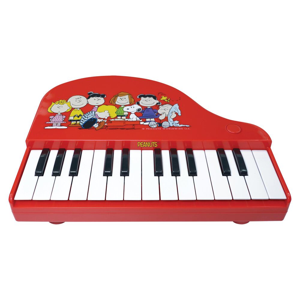 Peanuts Schroeder 25 Note Grand Piano Musical Toy in Red, , large