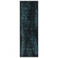 Safavieh Adirondack ADR109K 2"6" x 8" Black and Teal Runner, , large