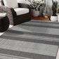 Amer Rugs Maryland 8" x 10" Silver and Taupe Area Rug, , large