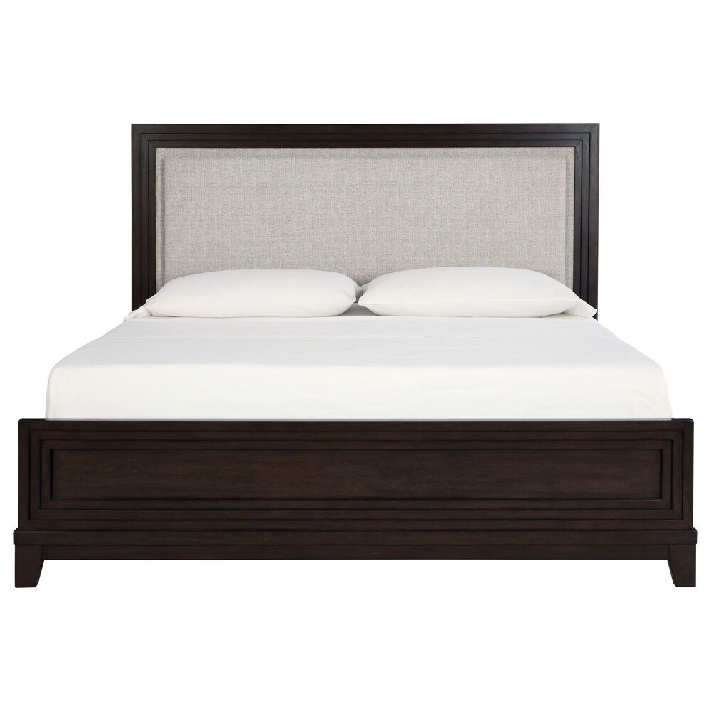 Ashley Neymorton King Panel Bed in Dark Grayish Brown, , large