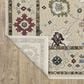 Oriental Weavers Hastings HA01W 7"10" x 10"10" Ivory Area Rug, , large