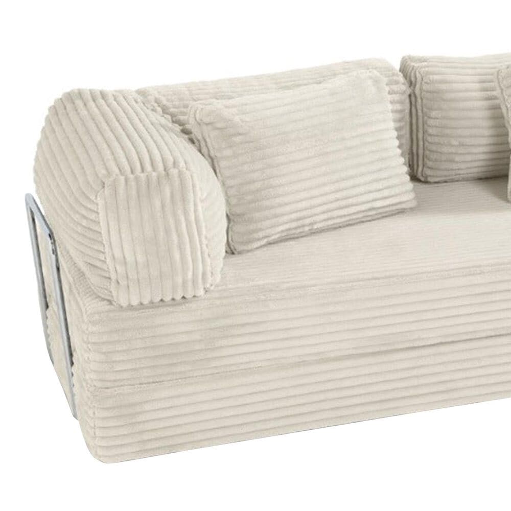 Jaxx Unsofa Stationary Sofa in Ivory, , large