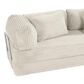 Jaxx Unsofa Stationary Sofa in Ivory, , large