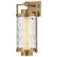 Troy Lighting Haddock 17" Outdoor Wall Sconce in Patina Brass, , large