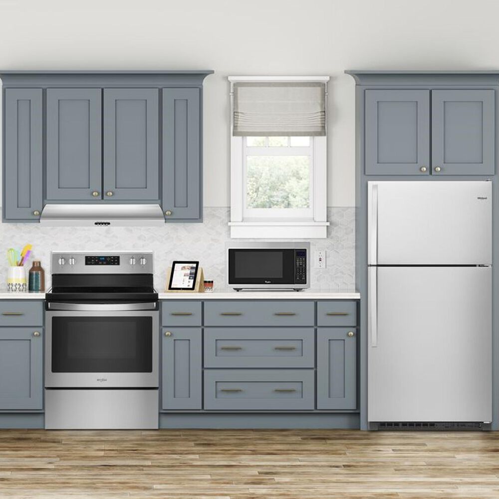 Whirlpool 20.5 Cu. Ft. Top Freezer Refrigerator in Fingerprint Resistant Stainless Steel, , large