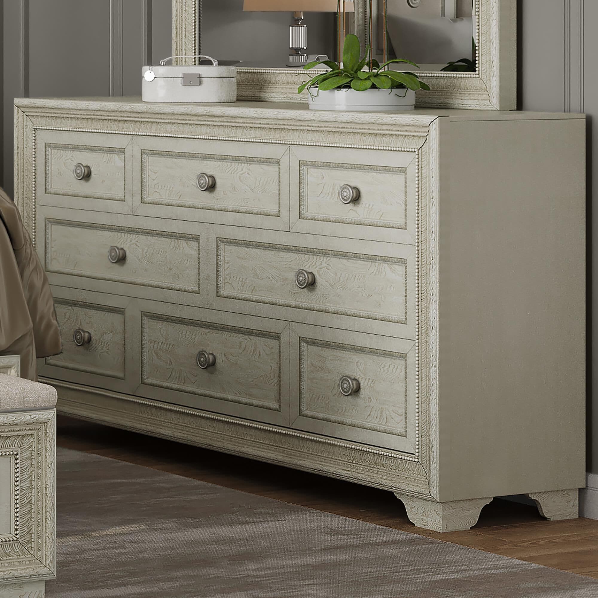 White dresser hot sale without mirror