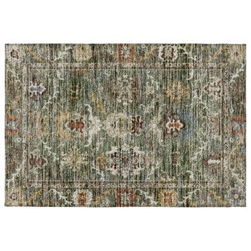 Dalyn Rug Company Silk Road Basil, Chocolate, Ivory, Gold, Copper, Blue and Mocha 1"8" x 2"6" Area Rug, , large