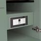 James Martin Vanities Breckenridge 36" Single Bathroom Vanity in Smokey Celadon with 3 cm Carrara White Marble Top and Rectangular Sink, , large