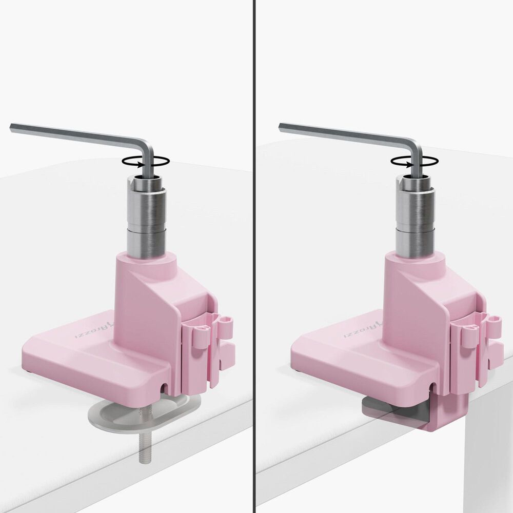 Arozzi Alzare Neo Single Gas Spring Monitor Arm in Pink, , large