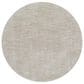 Surya Masterpiece Light Gray and Medium Gray 7"10" Round Area Rug, , large