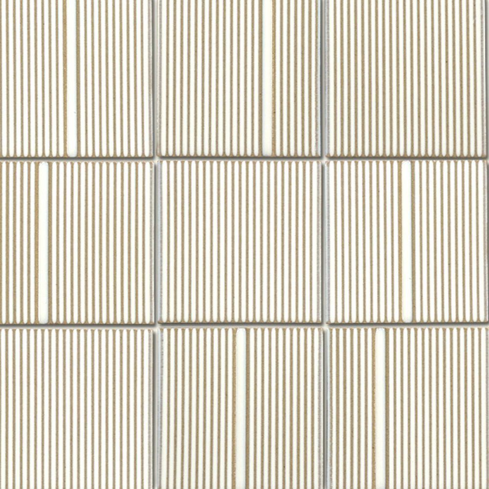 Emser Kanji Akita 4" x 4" Square on 12" x 16" Glossy Porcelain Mosaic Sheet, , large