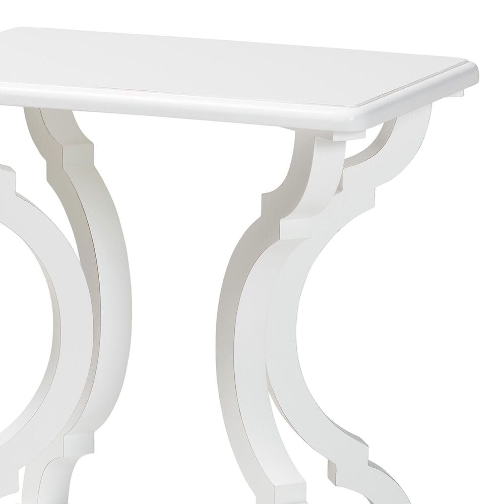 Baxton Studio Cianna End Table in White, , large
