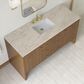 James Martin Hudson 60" Single Bathroom Vanity in Honey Oak with 3 cm Tajnar Eclos Top, Rectangular Sink and FreePower Wireless Charger, , large
