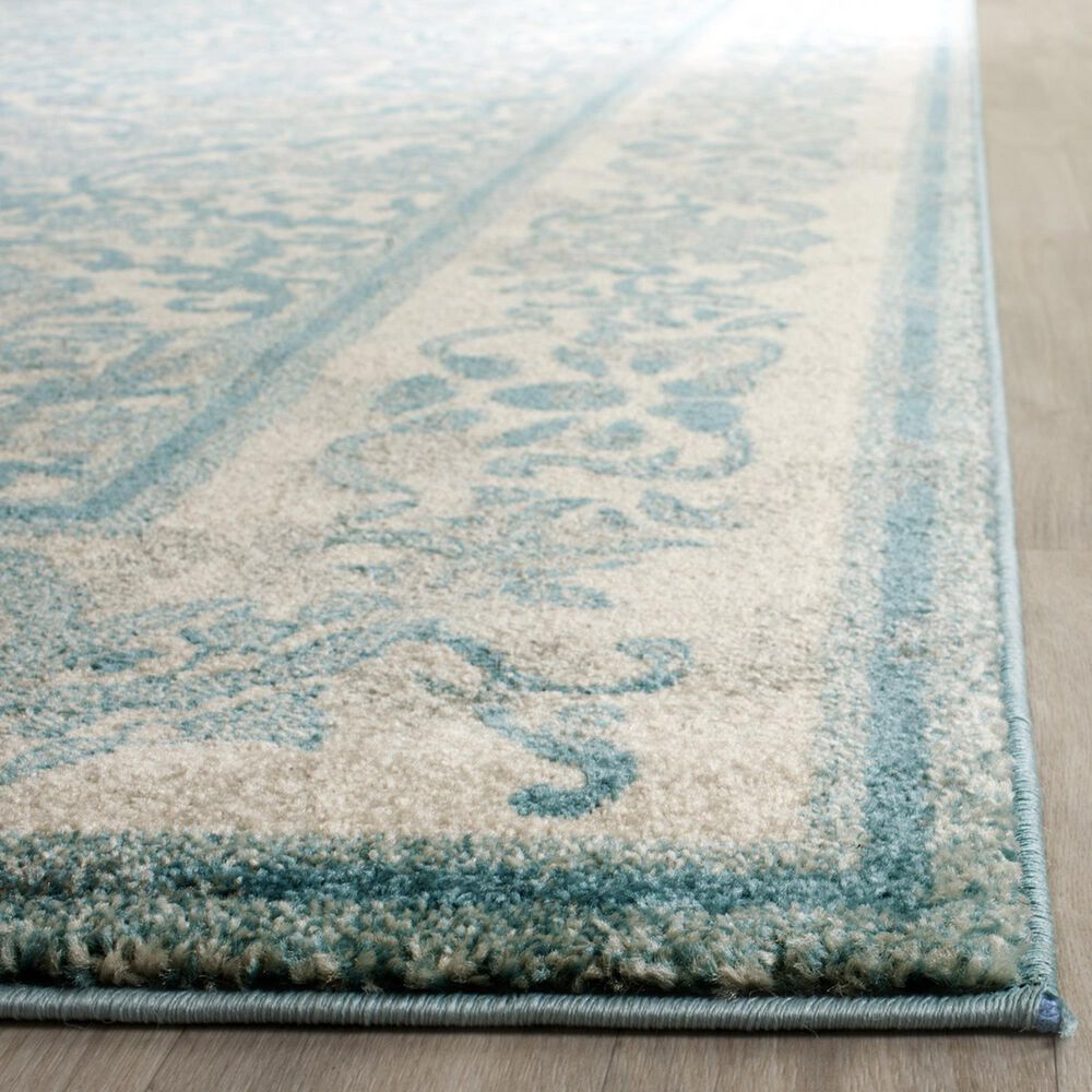 Safavieh Evoke EVK242C 10&#39; x 14&#39; Ivory and Light Blue Area Rug, , large