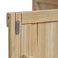 HOMLUX 50" Outdoor Kitchen Island in Natural and Stainless Steel, , large