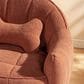 Jennifer Taylor Home Louie 30.5" Modern Dog Sofa Bed with Bone Pillow in Spice Orange, , large