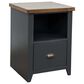 Legends Furniture Essex 1-Drawer File Cabinet in Black and Whiskey, , large