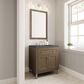 James Martin Vanities Chicago 30" Single Bathroom Vanity in Whitewashed Walnut with 3 cm Parisien Bleu Quartz Top and Rectangular Sink, , large