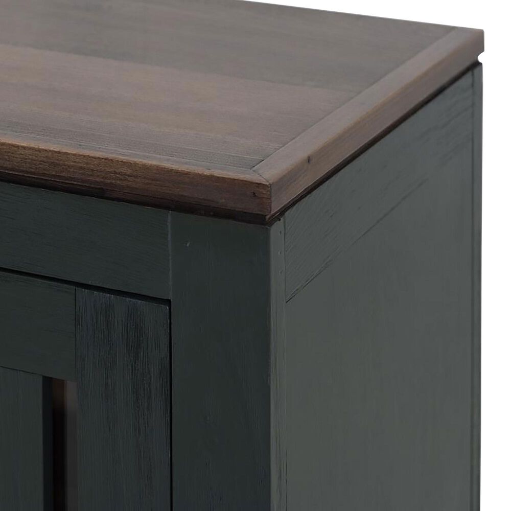 Fallridge Autumn 54&quot; 2-Door Console in Green and Brown, , large