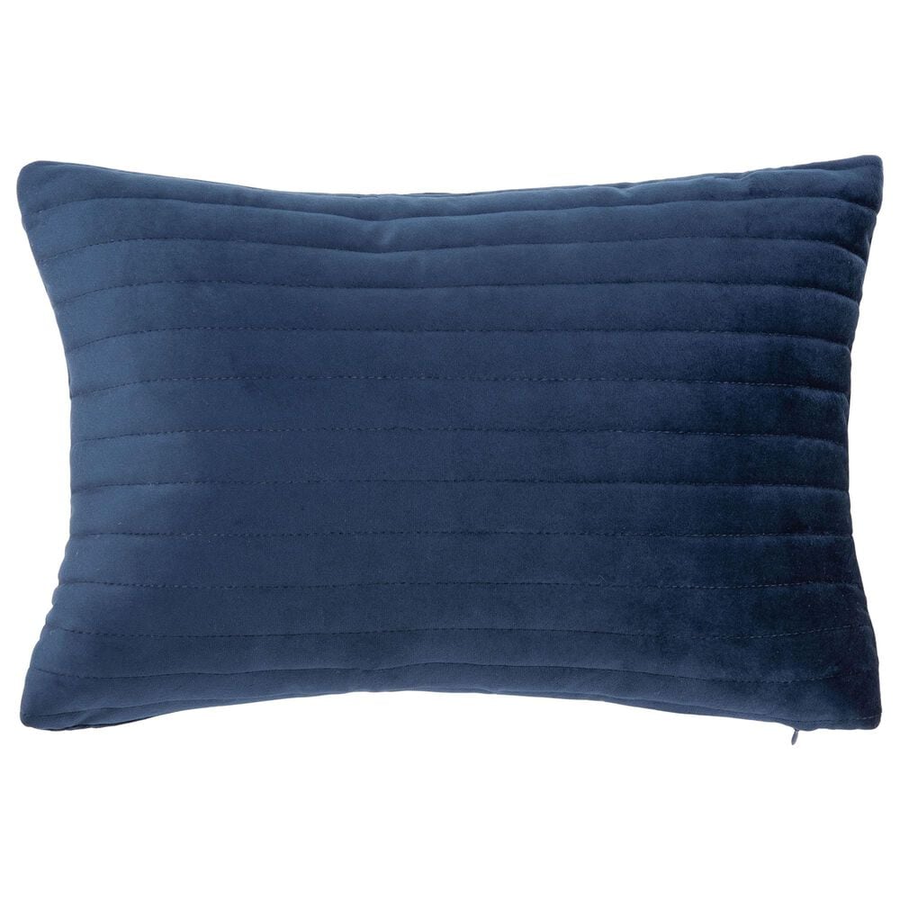 Safavieh Darza 12" x 20" Pillow in Dark Blue, , large