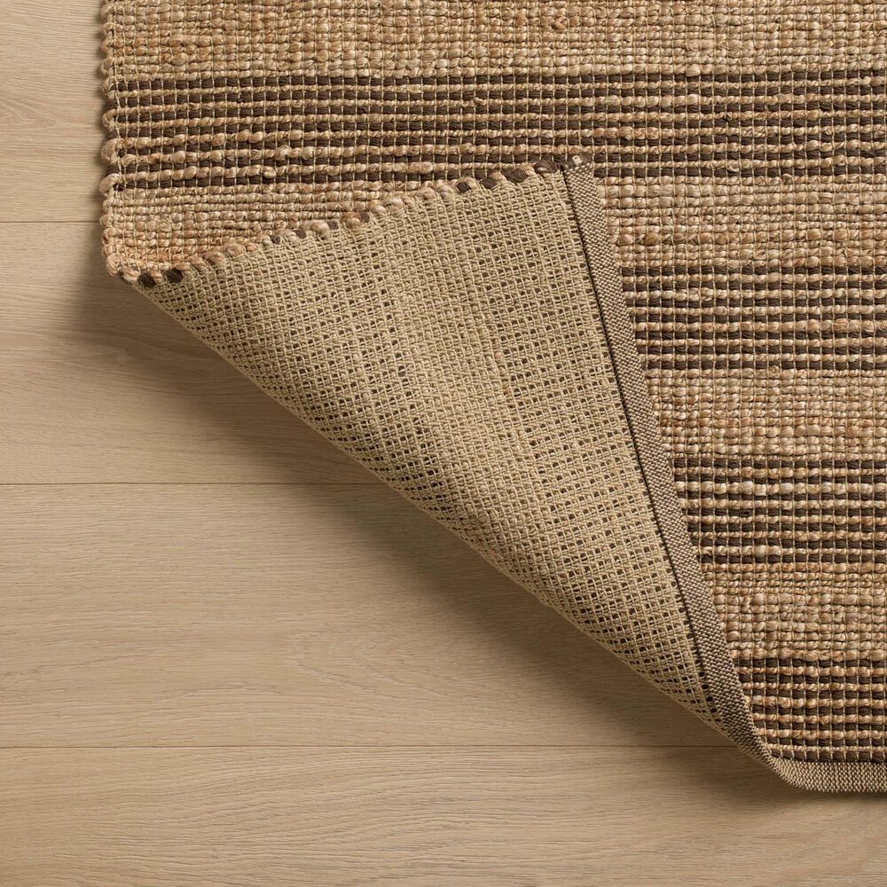 Chris Loves Julia x Loloi Judy 2&#39;3&quot; x 3&#39;9&quot; Natural and Chocolate Area Rug, , large