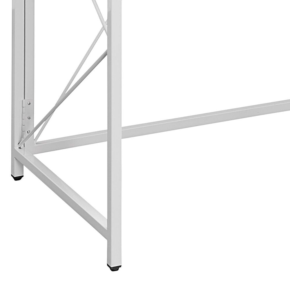 Valor Living Ravel Tool-Less Folding Desk in River Oak and White, , large