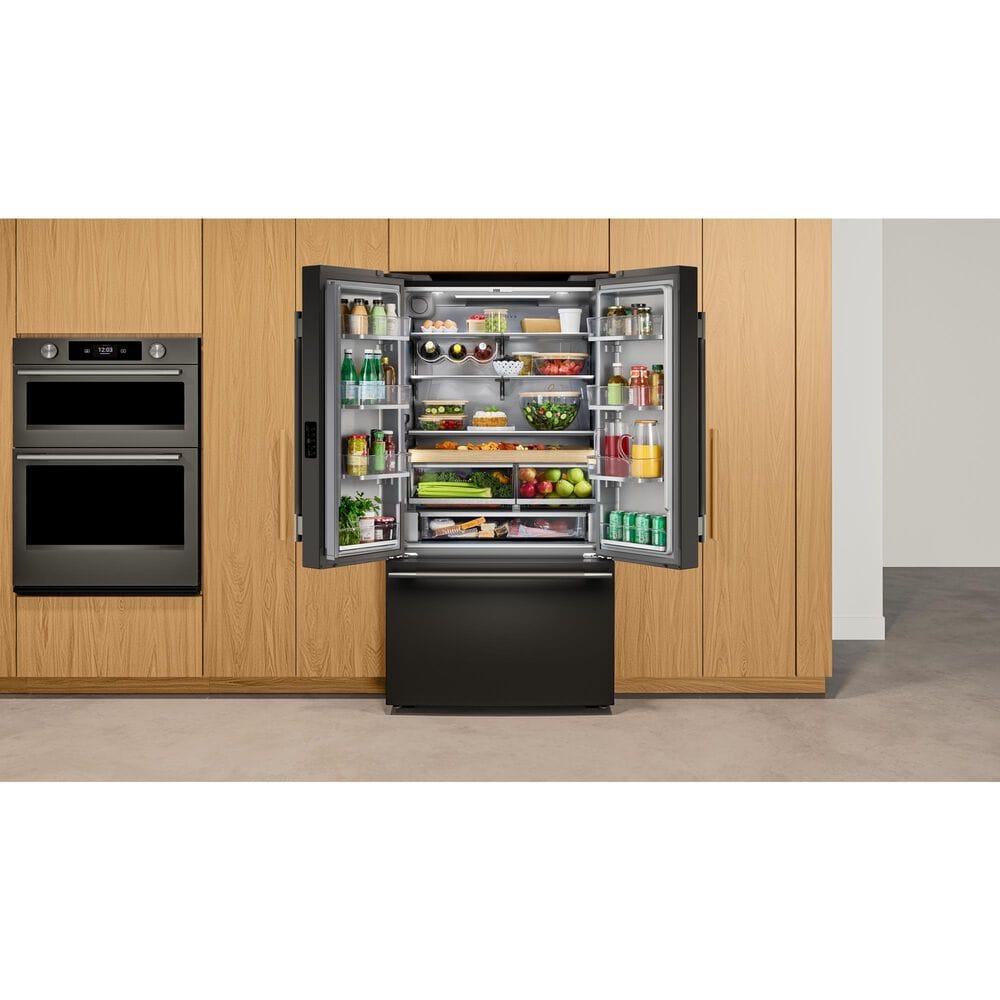 KitchenAid 25 Cu. Ft. Counter-Depth French Door Refrigerator in Black Ore, , large