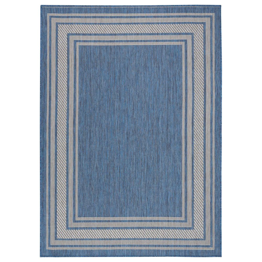 Nourison Horizon HOZ03 Denim 6&#39; x 9&#39; Indoor/Outdoor Area Rug, , large