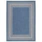 Nourison Horizon HOZ03 Denim 6" x 9" Indoor/Outdoor Area Rug, , large