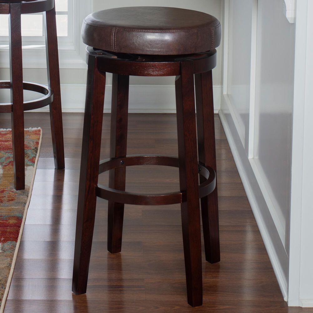 Linden Boulevard Maya 29" Barstool in Brown, , large