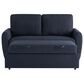 Lifestyle Solutions Galloway Convertible Loveseat in Navy, , large