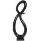 Maple and Jade Abstract Tall Looped Floor Decorative Sculpture with Base in Matte Black, , large