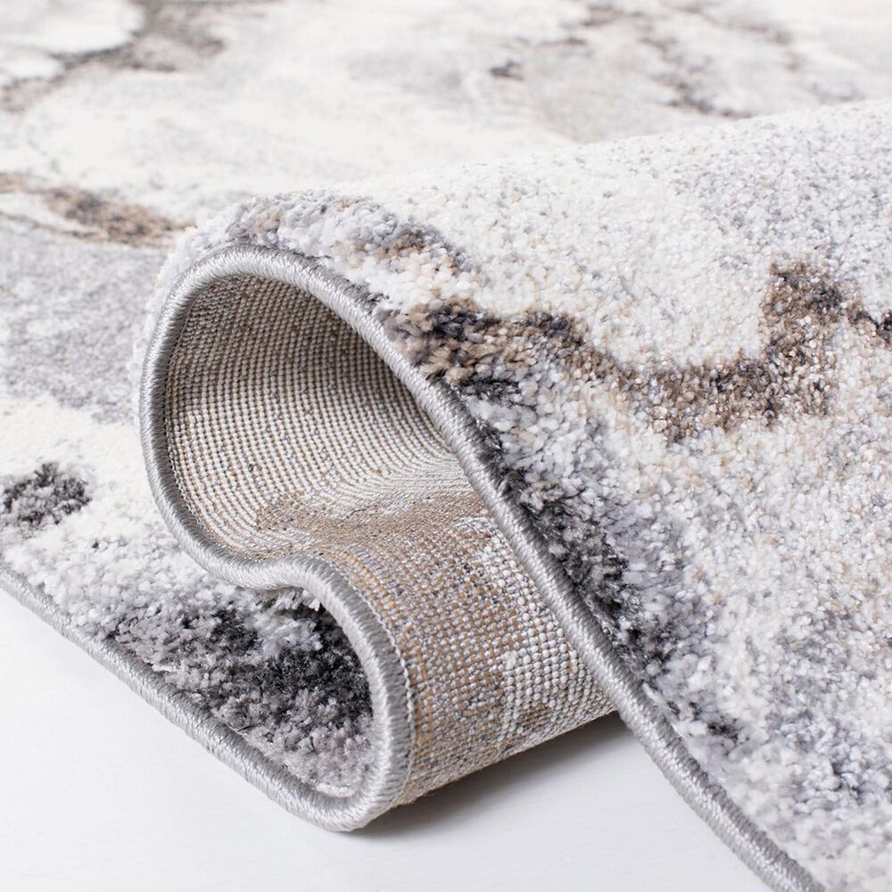 Safavieh Cyrus Shag CYR121G 6&#39;7&quot; x 9&#39;2&quot; Grey and Beige Area Rug, , large